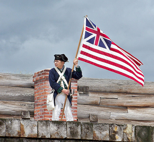 Flag at Fort Stanwix